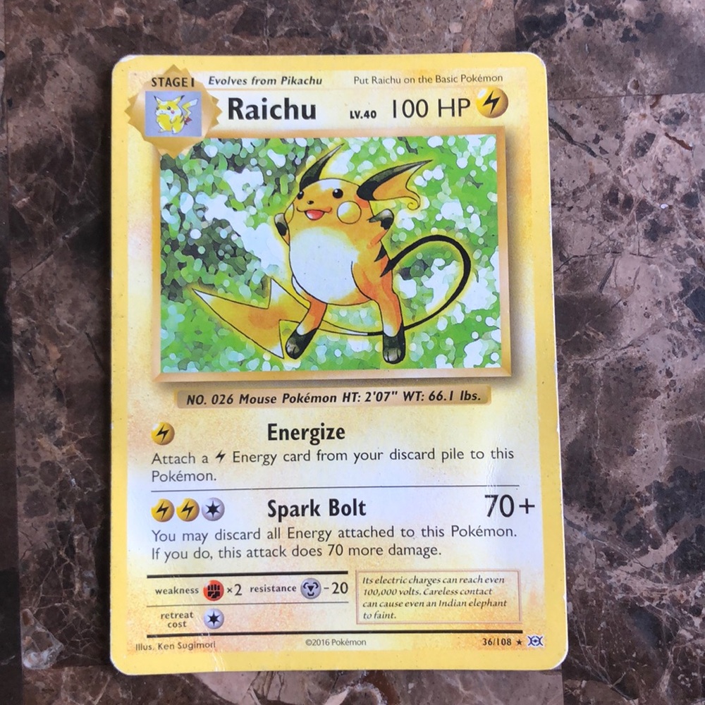 ⚡️Pokemon Raichu 2016⚡️